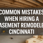 Common Mistakes When Hiring a Basement Remodeler Cincinnati