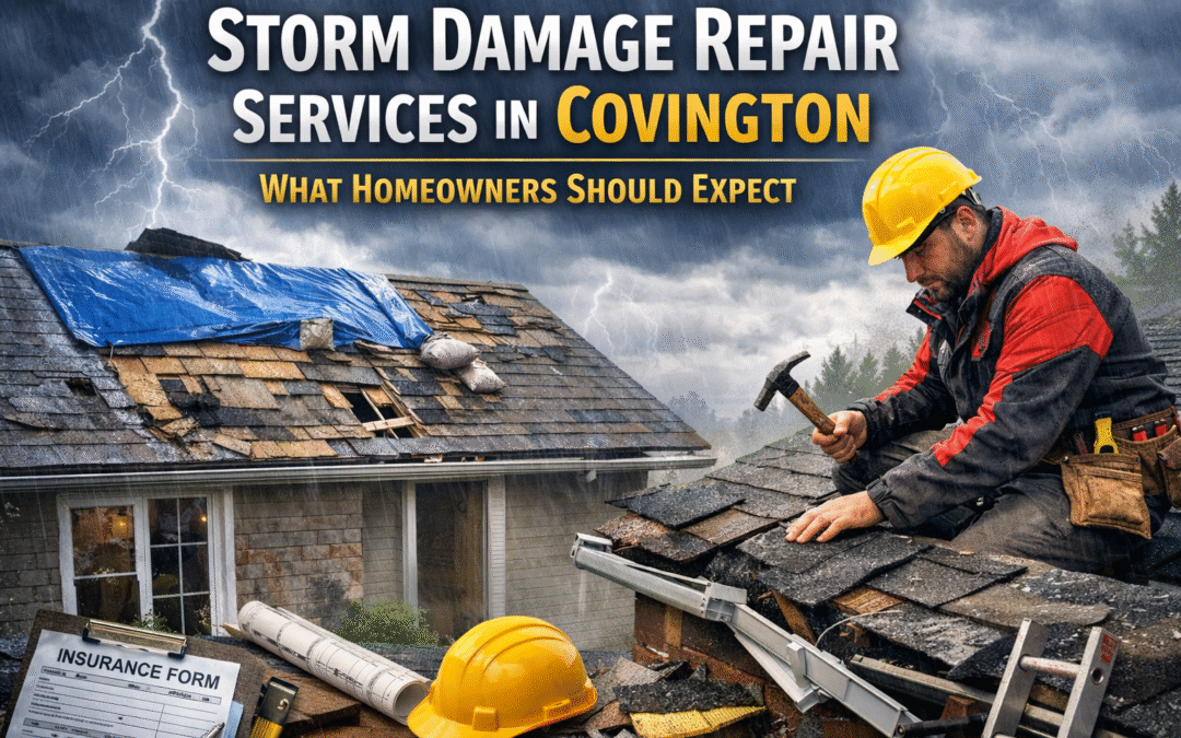 Storm Damage Repair Services in Covington: What Homeowners Should Expect