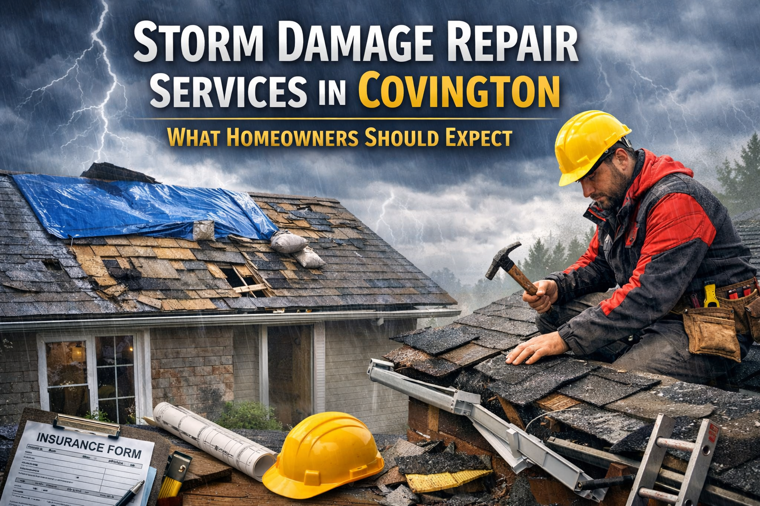 Storm Damage Repair Services in Covington: What Homeowners Should Expect