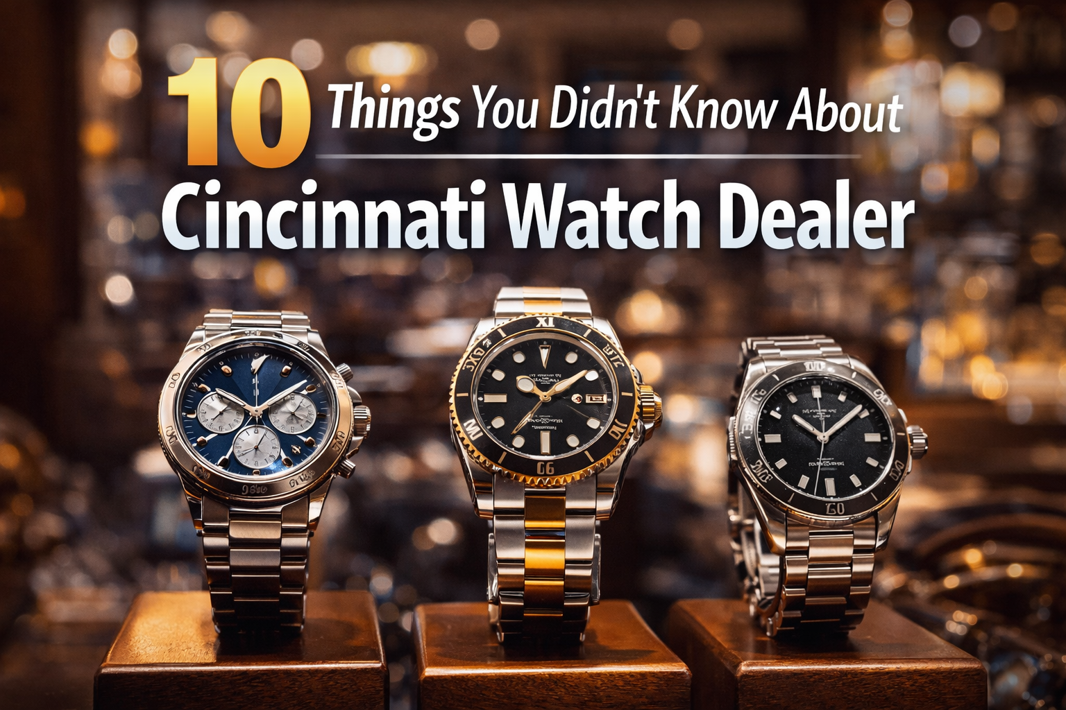 10 Things You Didn’t Know About Cincinnati Watch Dealer