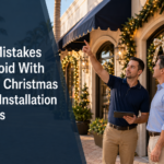 Retail Christmas light installation consultation