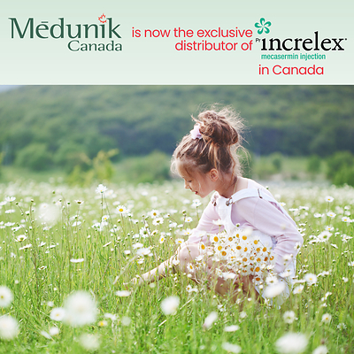 Médunik Canada becomes exclusive distributor of INCRELEX® in Canada, strengthening support for children with a rare growth disorder